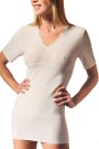 Dr dottor Botta Madiva maglia con Pancera girocollo donna mezza manica misto lana D23