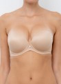 Reggiseno donna fascia balconcino super push up più 2 taglie Lormar Double Extra