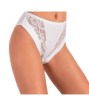 Slip a vita alta con pizzo da donna in cotone modal elastico Jadea 788