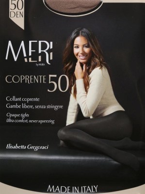 Meri collant coprente da donna den 50 denari opachi soffici in poliammide 75