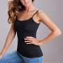 cotonella canotta elasticizzata gd006 da donna nero
