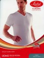maglia intima uomo collo a V mezza manica cotone filo di scozia Liabel 03050 53