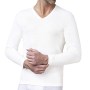 nottingham maglia da uomo scollo a V a manica lunga in lana e cotone TL18V collo punta